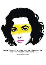 elizabeth taylor advice Birthday Card 43665 created by Morris Art & Soul