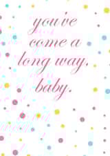 dots long Birthday Card 43666 created by Morris Art & Soul