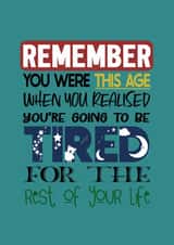 remember this age New Baby Card 45199 created by Eastential