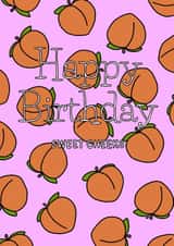 sweetcheeks bum Birthday Card 45974 created by Alex Norman Art 