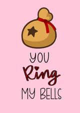 star bells Valentines Day Card 41925 created by Naughty Pickle