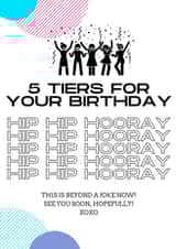 tiers illustration Birthday Card 46590 created by It Was The Only Card Available