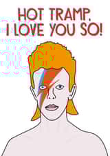 ziggy bowie Valentines Day Card 46629 created by HabFab