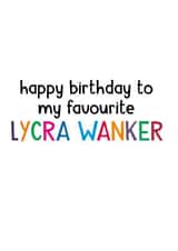 favourite wanker Birthday Card 21039 created by HabFab
