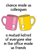 colleague mug Love & Friendship Card 21040 created by HabFab