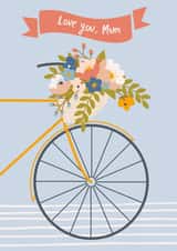 bike bicycle Mothers Day Card 44806 created by Hannah Rogers