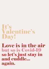 love air Valentines Day Card 46749 created by Sleek and Chic Illustrations