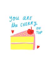 cake slice Valentines Day Card 18639 created by Jessica Woodhouse