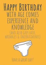 age old Birthday Card 42212 created by B&You Designs