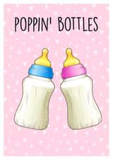 congratulations baby news Pregnancy Card 20791 created by Poppy & Mabel 