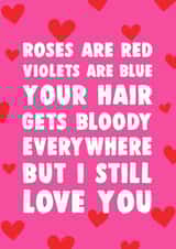 roses are red violets are blue Valentines Day Card 28966 created by Dolli Does Design