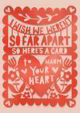 wish far apart Valentines Day Card 29439 created by EVELYNWHITEDESIGN