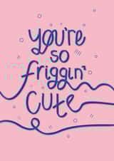 friggin cute Valentines Day Card 16230 created by Alice's Illustrations