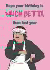 drag queen ru paul Birthday Card 21010 created by Chloe illustrates