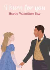 Bridgerton love Valentines Day Card 21110 created by Natalie Baxter