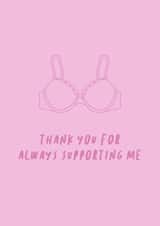 thanks bra Love & Friendship Card 14911 created by the blue fox company.