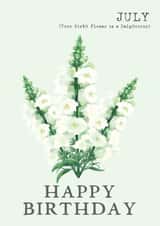 flower pretty Birthday Card 10400 created by Summer Lane Studio