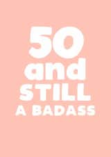 badass adult Birthday Card 7240 created by Giddy Kipper