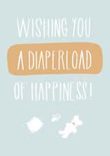 Quirky New Baby Card created by Jenni Ahlberg - Jeah Design