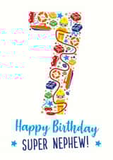 nephew 7 Birthday Card 10499 created by Rulu
