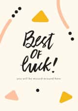 best luck Leaving Card 18870 created by Lea Velasquez