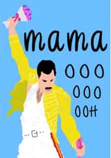 queen freddie mercury Mothers Day Card 15291 created by Lucy