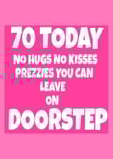 70 70th Birthday Card 36971 created by RASAR