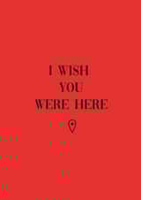 miss you wish you were here Card 36815 created by Lovely Boy Designs