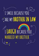 Send this Cheeky Birthday Card to your Brother in Law created by Yeti Design