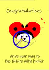 drive lisense Congratulations Card 46500 created by @HappyTottii