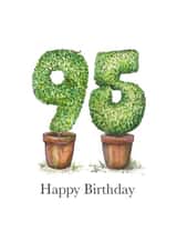 95 95th Birthday Card 6862 created by Nancy Horton