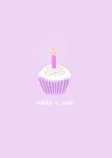 cupcake candle Birthday Card 20579 created by Jess McCall