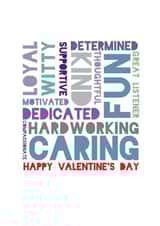 Loyal Witty Valentines Day Card 31197 created by Spotty N Stripy