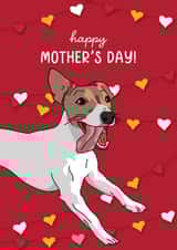 Jack Russell Terrier Mother's Day card created by Evie Garnett Designs