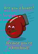 You're a Knockout Anniversary Card created by BeckiLamby