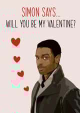 Bridgerton Simon bridgerton Valentines Day Card 21124 created by Alexa Makes Cards