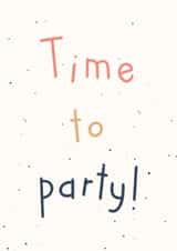 Time to Birthday Card 20360 created by Jenni Ahlberg - Jeah Design