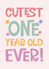 First Birthday Card created by Poppy Lane