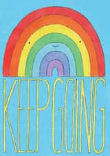 Keep Going Encouragement Card created by Helen Morgan Illustration