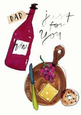 dad wine Birthday Card 21161 created by Emma Valenghi