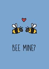 bee mine Valentines Day Card 10225 created by Emma Moules
