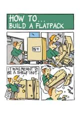 instructions flatpack Humour Card 46837 created by Robert Duncan