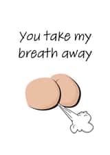 breath away Valentines Day Card 43926 created by ifandwhenprints