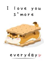 i love you love Valentines Day Card 46736 created by Cheeky Peeky