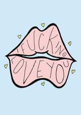 fucking rude Valentines Day Card 46850 created by Rebecca Sneddon