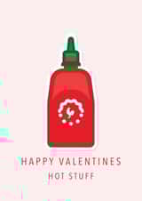 hot stuff hot sauce Valentines Day Card 44451 created by Sam I Am