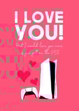 love  playstation Valentines Day Card 15834 created by WillyBee
