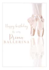 Prima Ballerina Birthday Card 46862 created by Rebecca Ensor