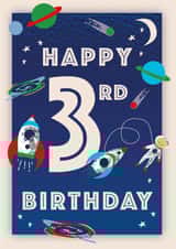 3 3rd Birthday Card 21149 created by LJRanson Design