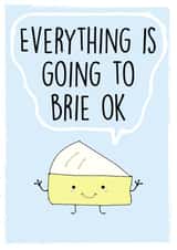 brie pun Send A Smile Card 20137 created by C+C Cards